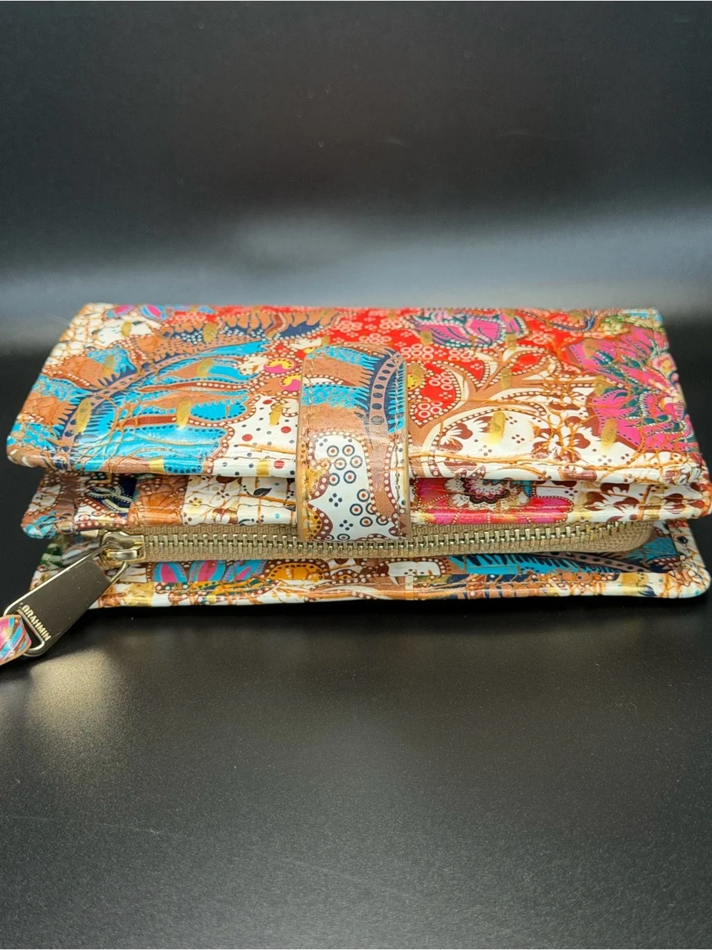 Brahmin Limited Edition Boho‎ 2010’s Marketplace Melbourne Hannah Wallet EUC